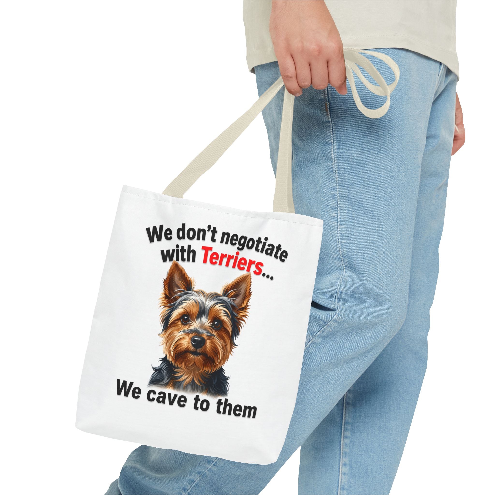 Yorkie Lover's Canvas Tote