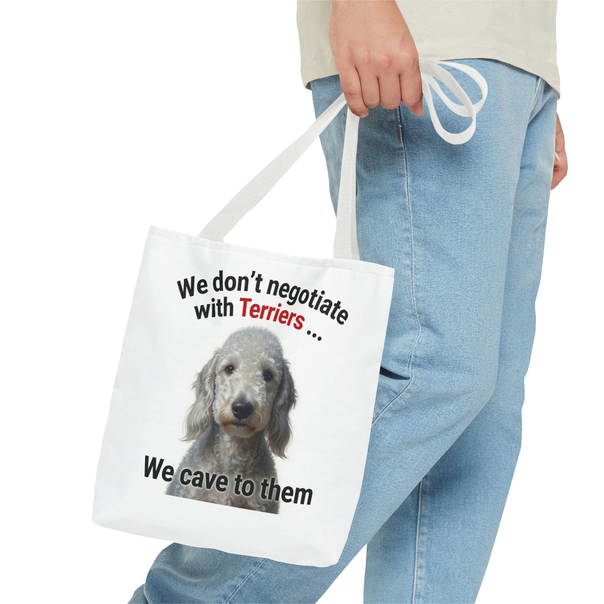 Bedlington Terrier Canvas Tote