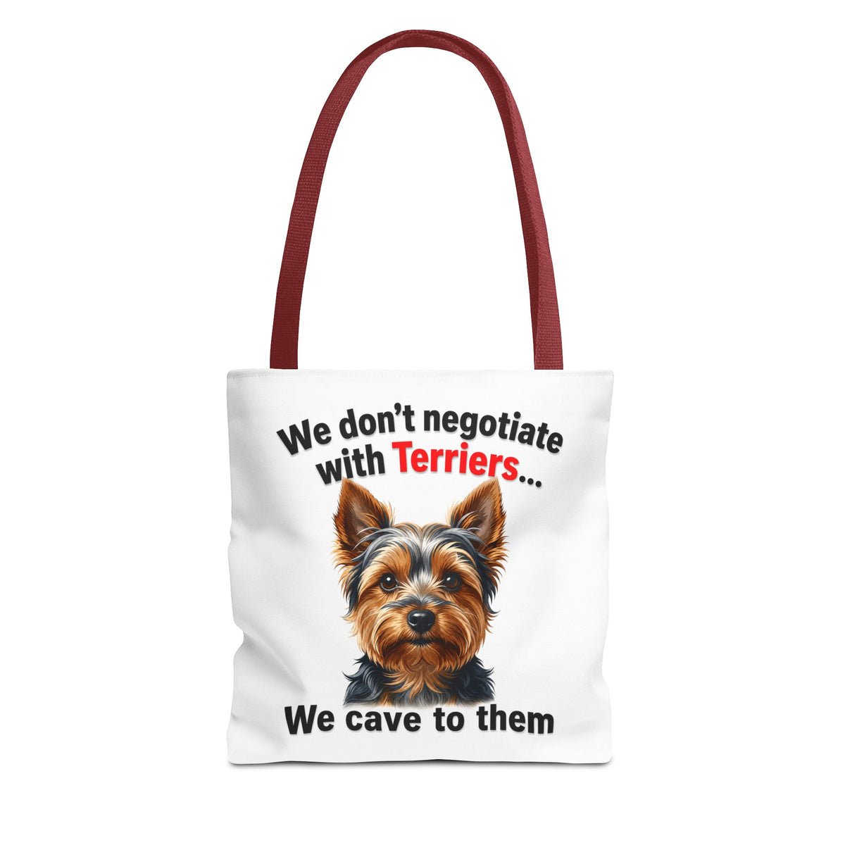 Yorkie Lover's Canvas Tote