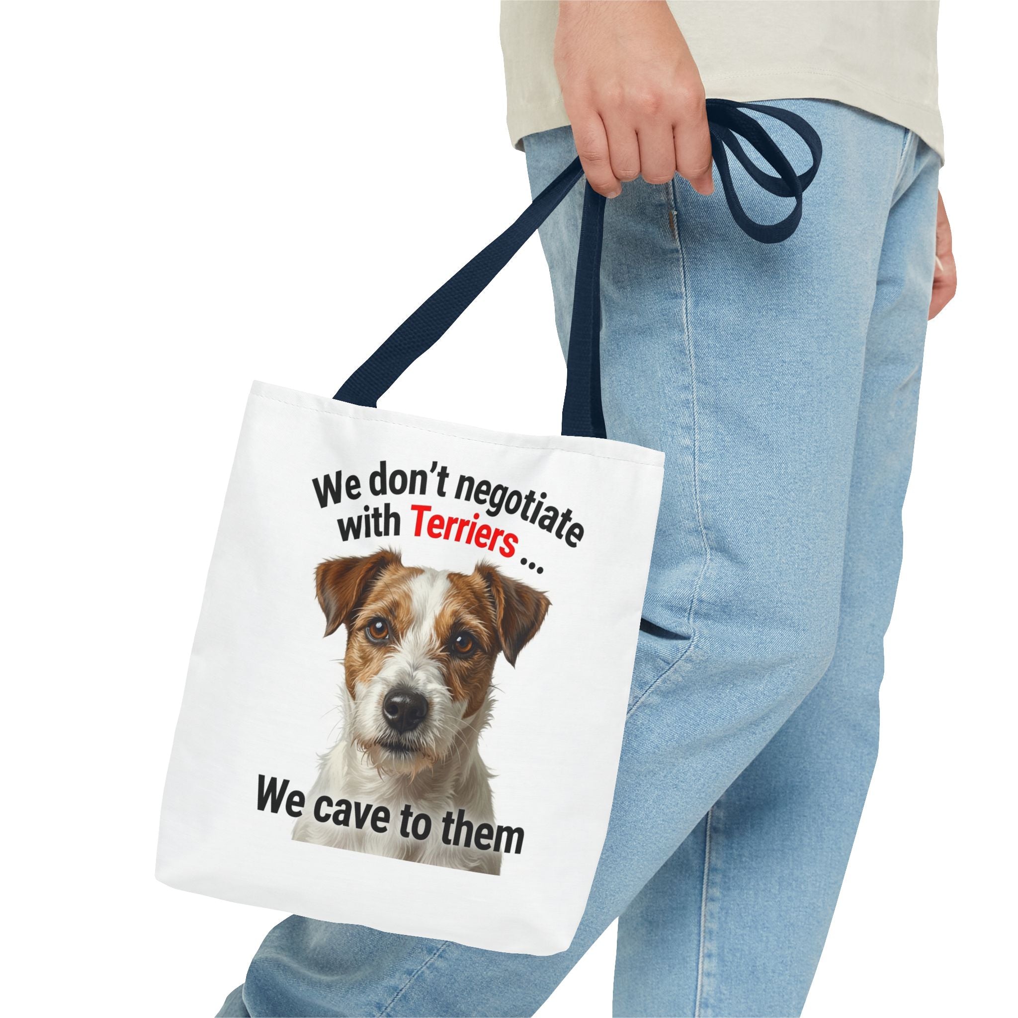 Jack Russell (Wire Haired) Terrier Canvas Tote