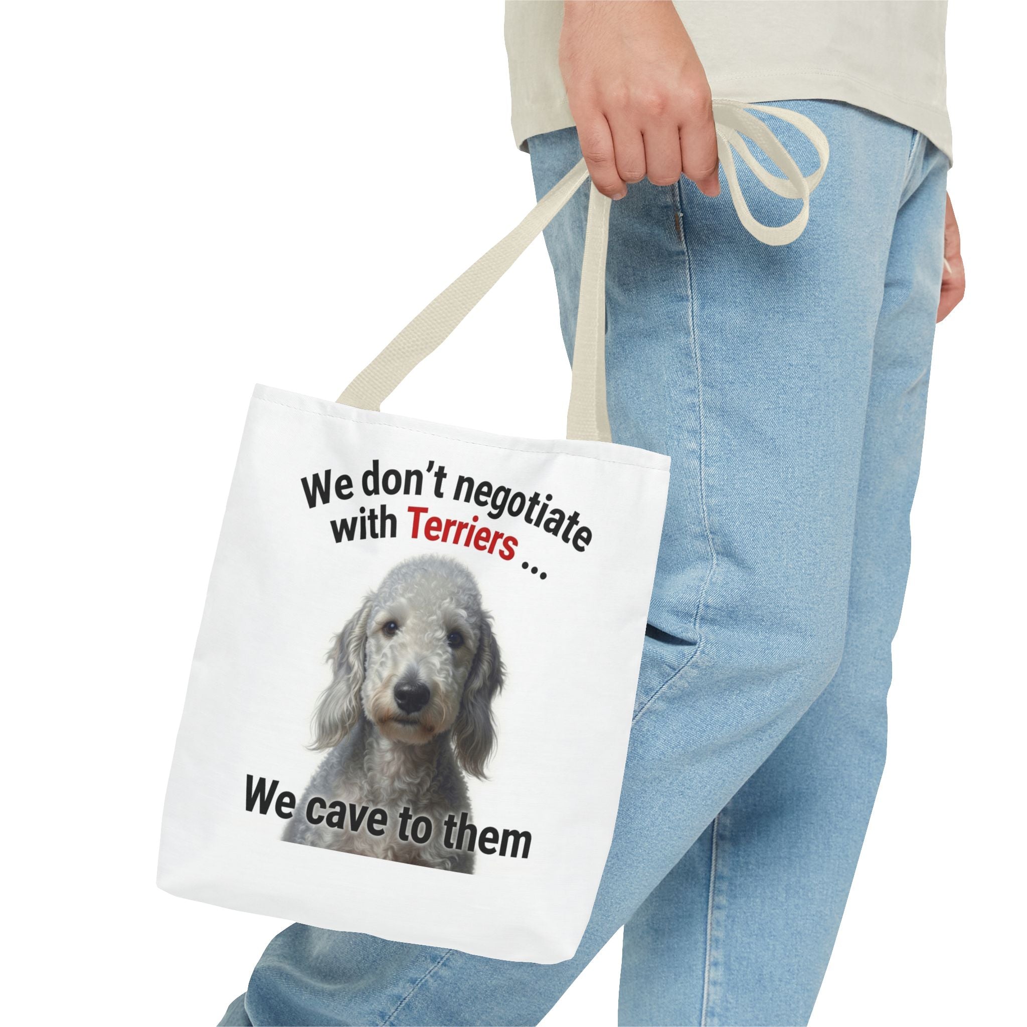 Bedlington Terrier Canvas Tote