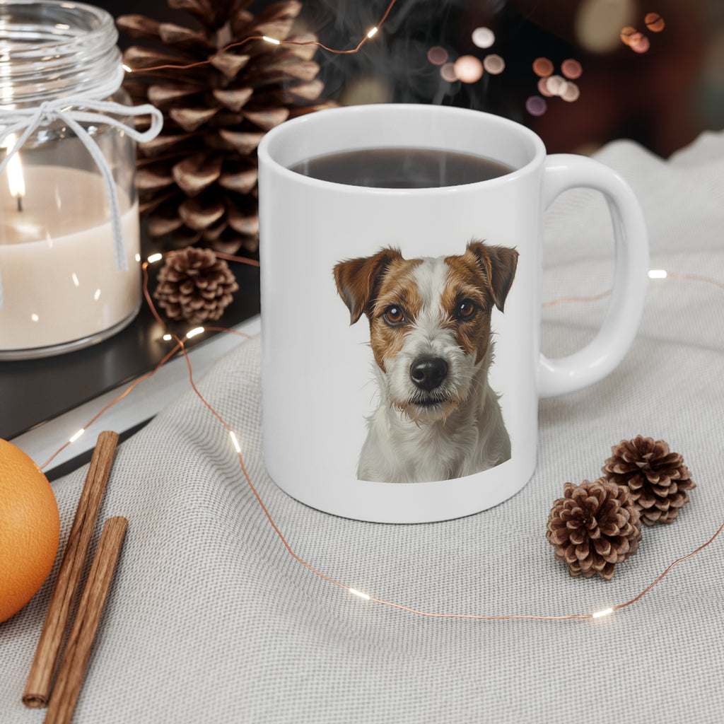 Jack Russell (Wire Haired) Lover's 11oz Coffee Cup