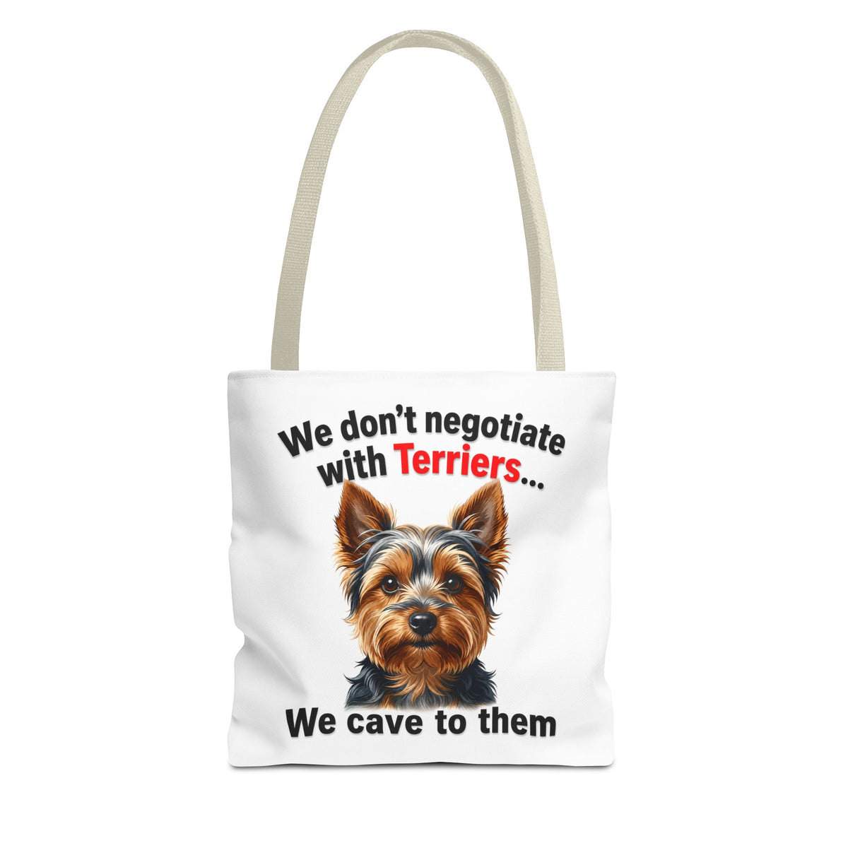 Yorkie Lover's Canvas Tote